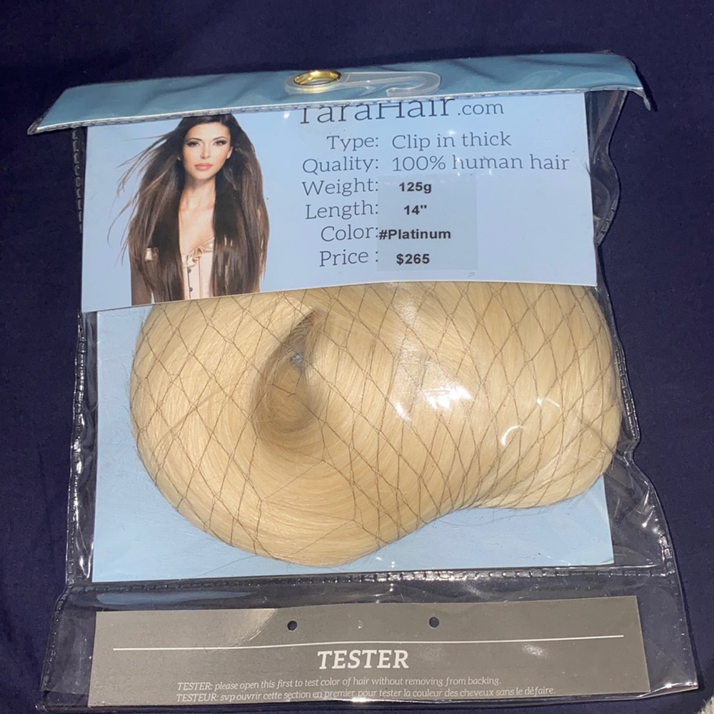 Blonde Clip In Hair Extensions